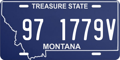MT license plate 971779V