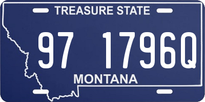 MT license plate 971796Q