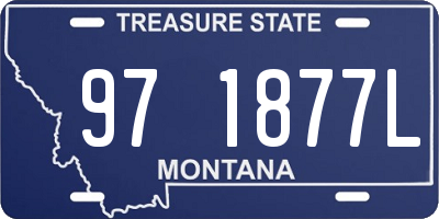 MT license plate 971877L