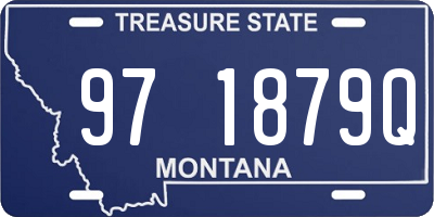 MT license plate 971879Q