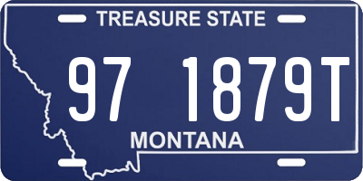 MT license plate 971879T