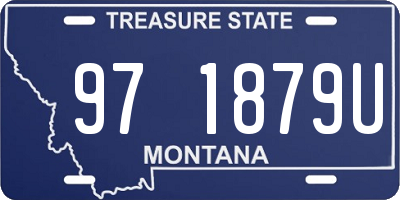 MT license plate 971879U
