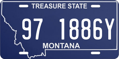 MT license plate 971886Y