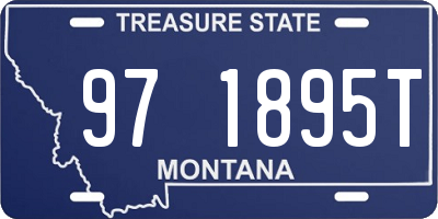 MT license plate 971895T