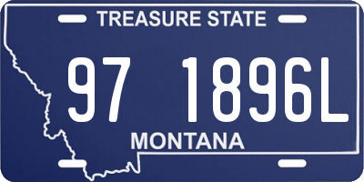 MT license plate 971896L