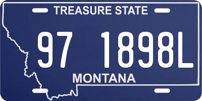 MT license plate 971898L