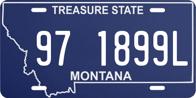 MT license plate 971899L
