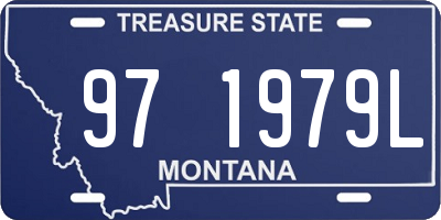 MT license plate 971979L