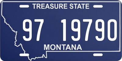 MT license plate 971979O