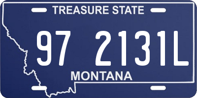 MT license plate 972131L