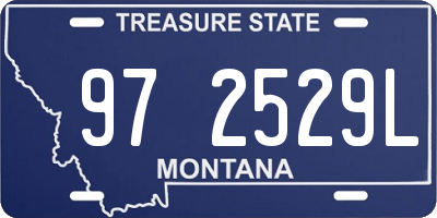 MT license plate 972529L