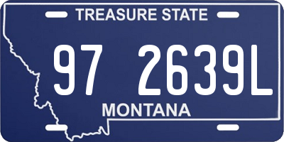 MT license plate 972639L