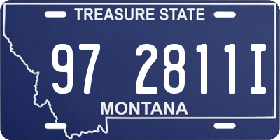 MT license plate 972811I