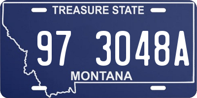 MT license plate 973048A