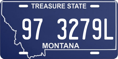 MT license plate 973279L