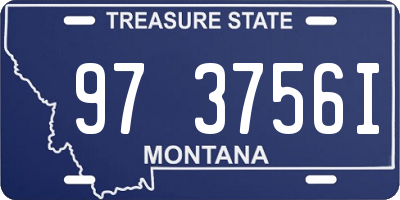 MT license plate 973756I