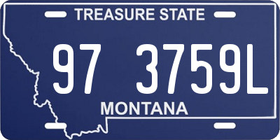 MT license plate 973759L