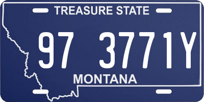 MT license plate 973771Y