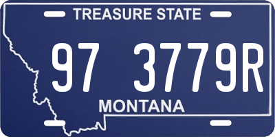 MT license plate 973779R