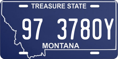 MT license plate 973780Y