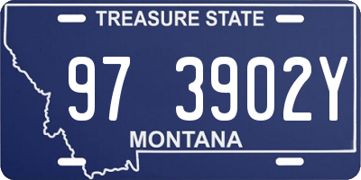 MT license plate 973902Y