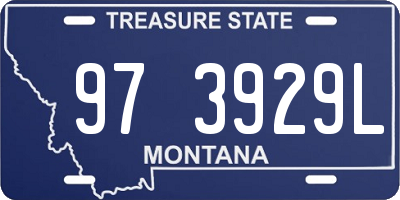 MT license plate 973929L