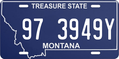 MT license plate 973949Y