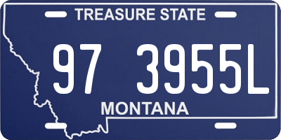 MT license plate 973955L