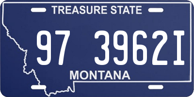 MT license plate 973962I