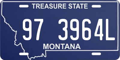 MT license plate 973964L