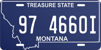 MT license plate 974660I