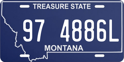 MT license plate 974886L
