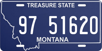 MT license plate 975162O