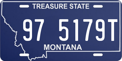 MT license plate 975179T