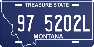 MT license plate 975202L