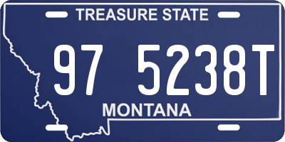 MT license plate 975238T