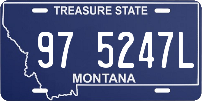 MT license plate 975247L