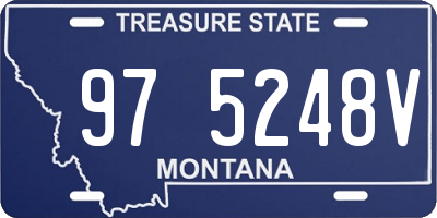 MT license plate 975248V