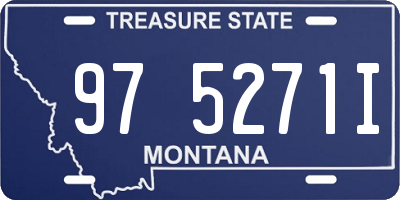 MT license plate 975271I