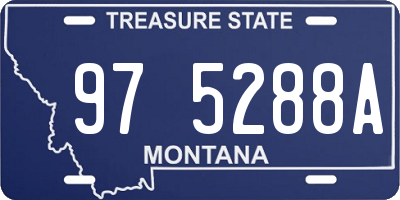 MT license plate 975288A