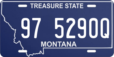 MT license plate 975290Q