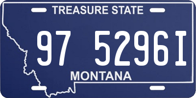 MT license plate 975296I
