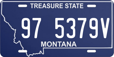 MT license plate 975379V