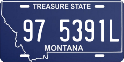 MT license plate 975391L