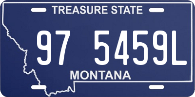 MT license plate 975459L