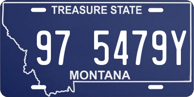 MT license plate 975479Y