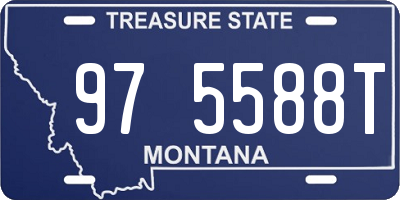 MT license plate 975588T