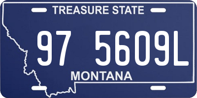 MT license plate 975609L