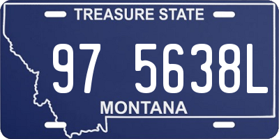 MT license plate 975638L