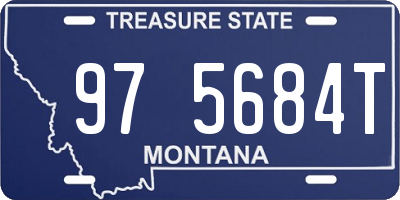 MT license plate 975684T